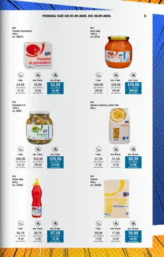 Metro katalog - važi od 01.09.2025 | Strana: 5 | Proizvode: Krastavac, Kečap, Ajvar, Krastavci