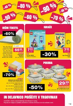 Novi Mercator katalog ponudbe – veljaven od 18.09.2025 | Stran: 43 | Izdelki: Igra, Nadvložek