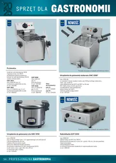 Makro Gazetka - Katalog produktów dla profesjonalnej Gastronomii od 24.02.2025 | Strona: 54 | Produkty: Płyta grzewcza, Kosz, Olej