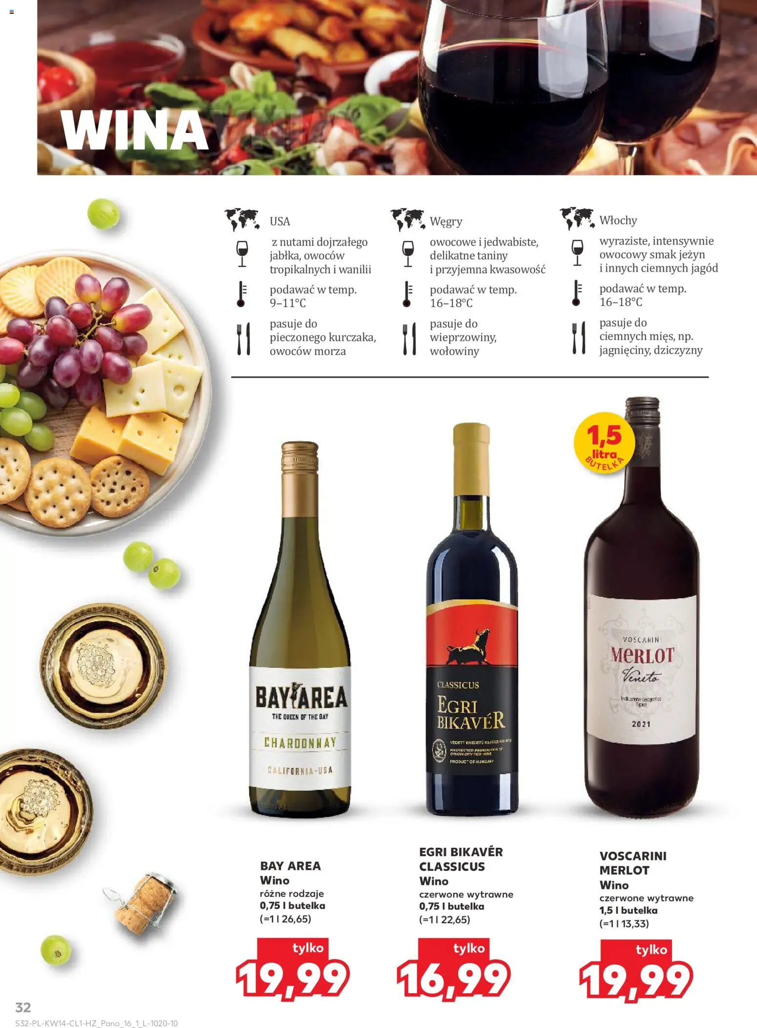Kaufland Polsko leták - Barek od 01.04.2026 | Strana: 32 | Produkty: Merlot