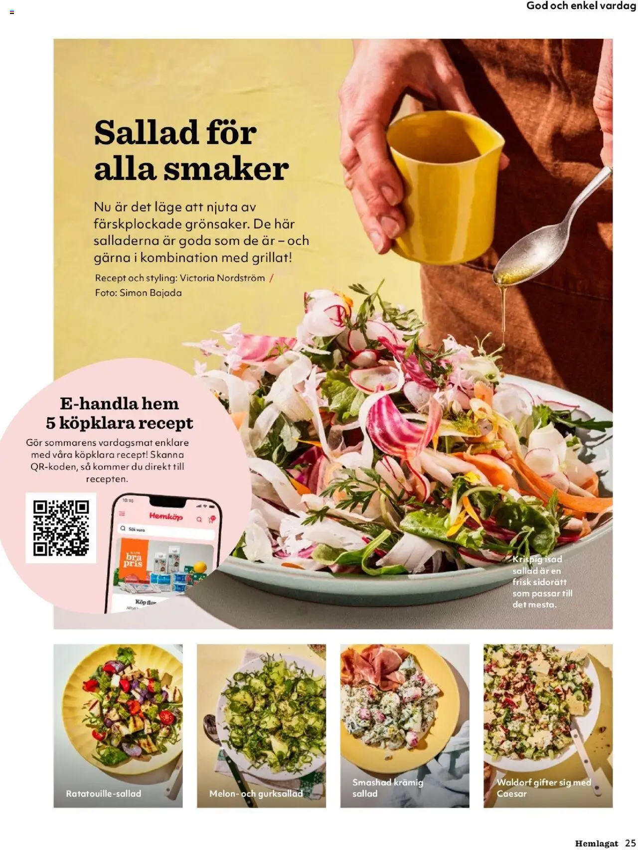 Hemköp reklamblad aktuell från 01.09.2025 | Sida: 25 | Produkter: Sallad