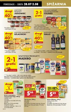 Biedronka gazetka od 28.07.2025 | Strona: 44 | Produkty: Chrzan, Zupa, Makarony, Makaron