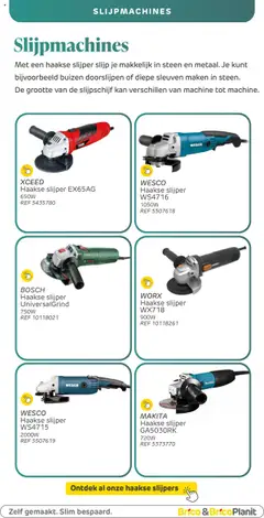 Brico Plan-it - Powertools-catalogus - Voorbeeld van een folder van Brico Plan-it, geldig van 27.05.2025 | Pagina: 30 | Producten: Slijper, Kan