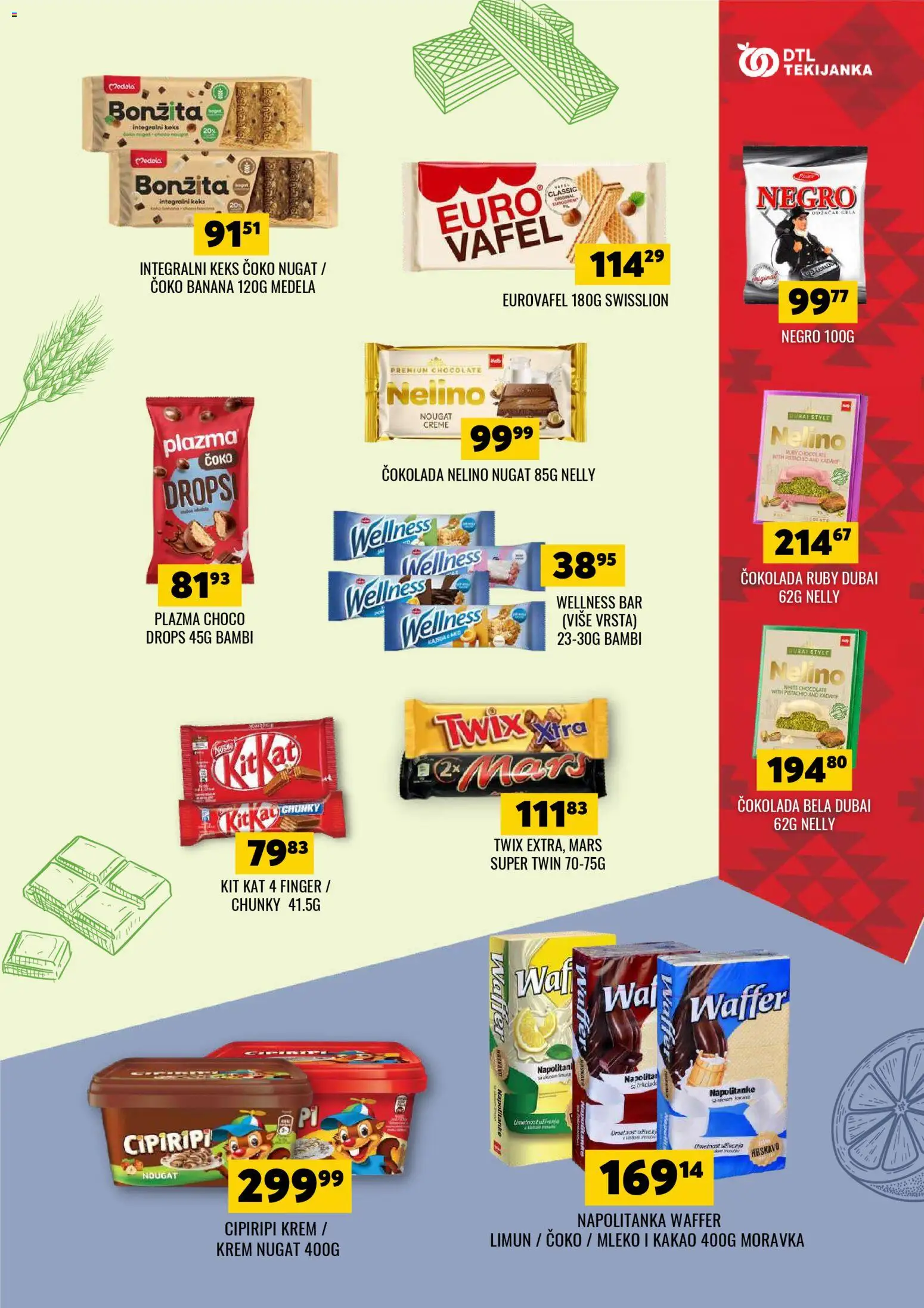 Tekijanka katalog - važi od 14.01.2026 | Strana: 13 | Proizvode: Keks, Twix, Plazma, Limun