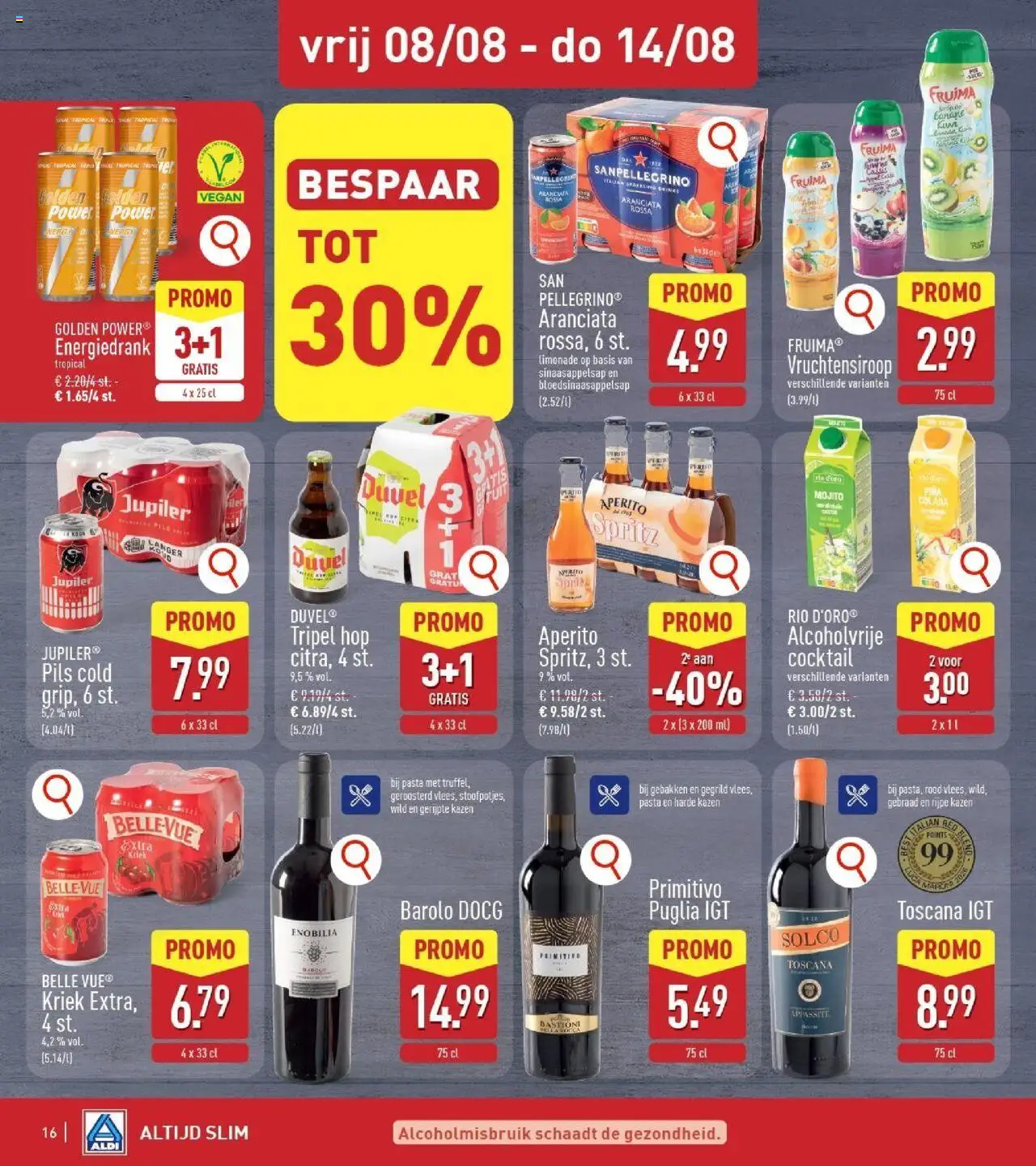 {H1} | Pagina: 16 | Producten: Limonade, Pasta