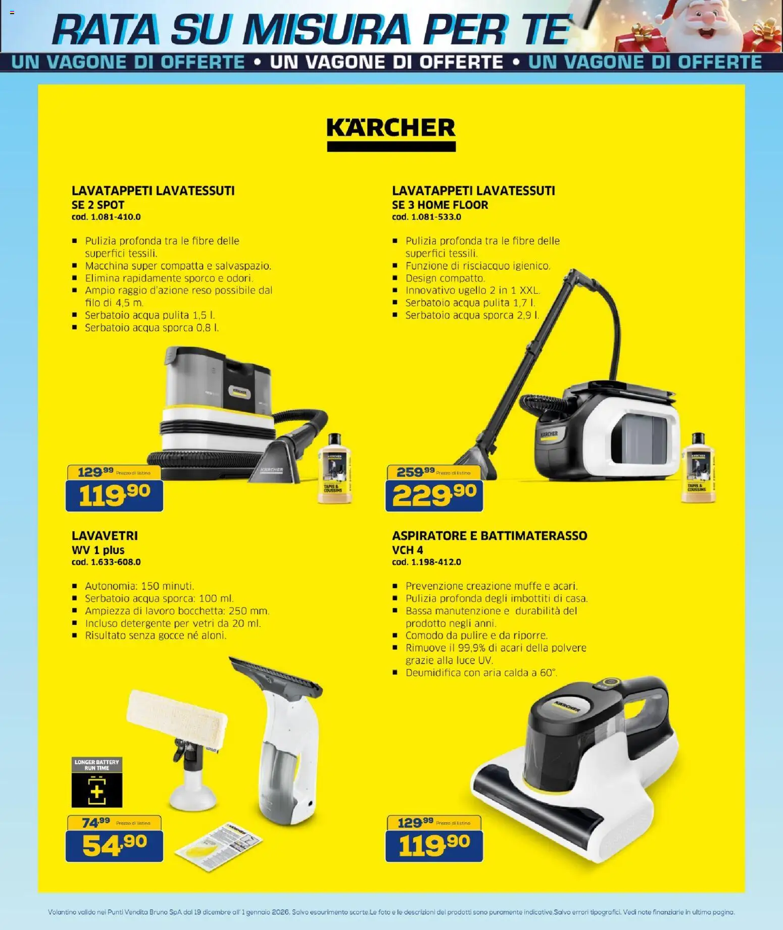 Volantino BRUNO del 19.12.2025 | Pagina: 34 | Prodotti: Detergente, Tè, Acqua