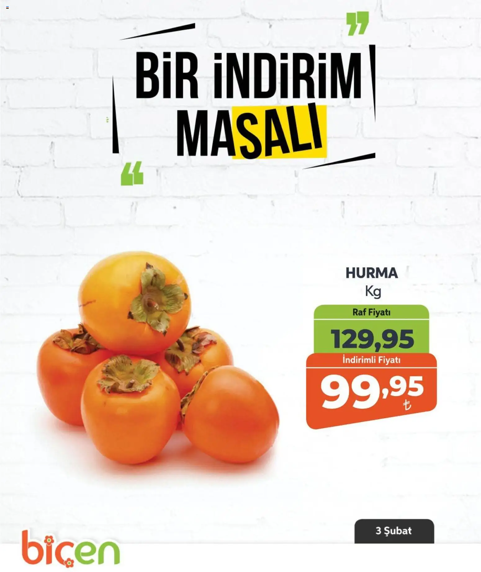 Biçen Market Bir İndirim MaSalı - meyve - 03.02.2026 tarihinden itibaren geçerlidir | Sayfa: 5 | Ürünler: Raf, Hurma