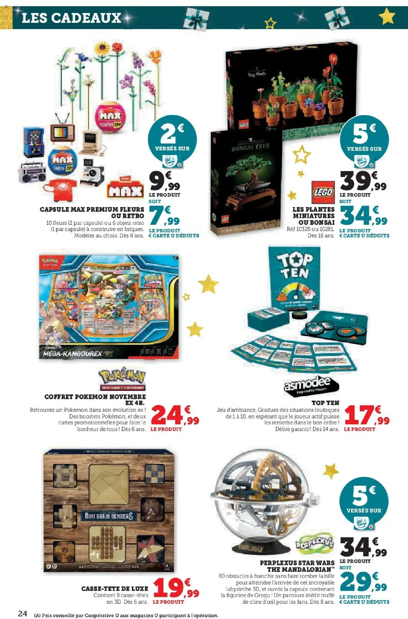 {H1} | Page: 24 | Produits: Légo, Bonsai, Joueur, Plantes