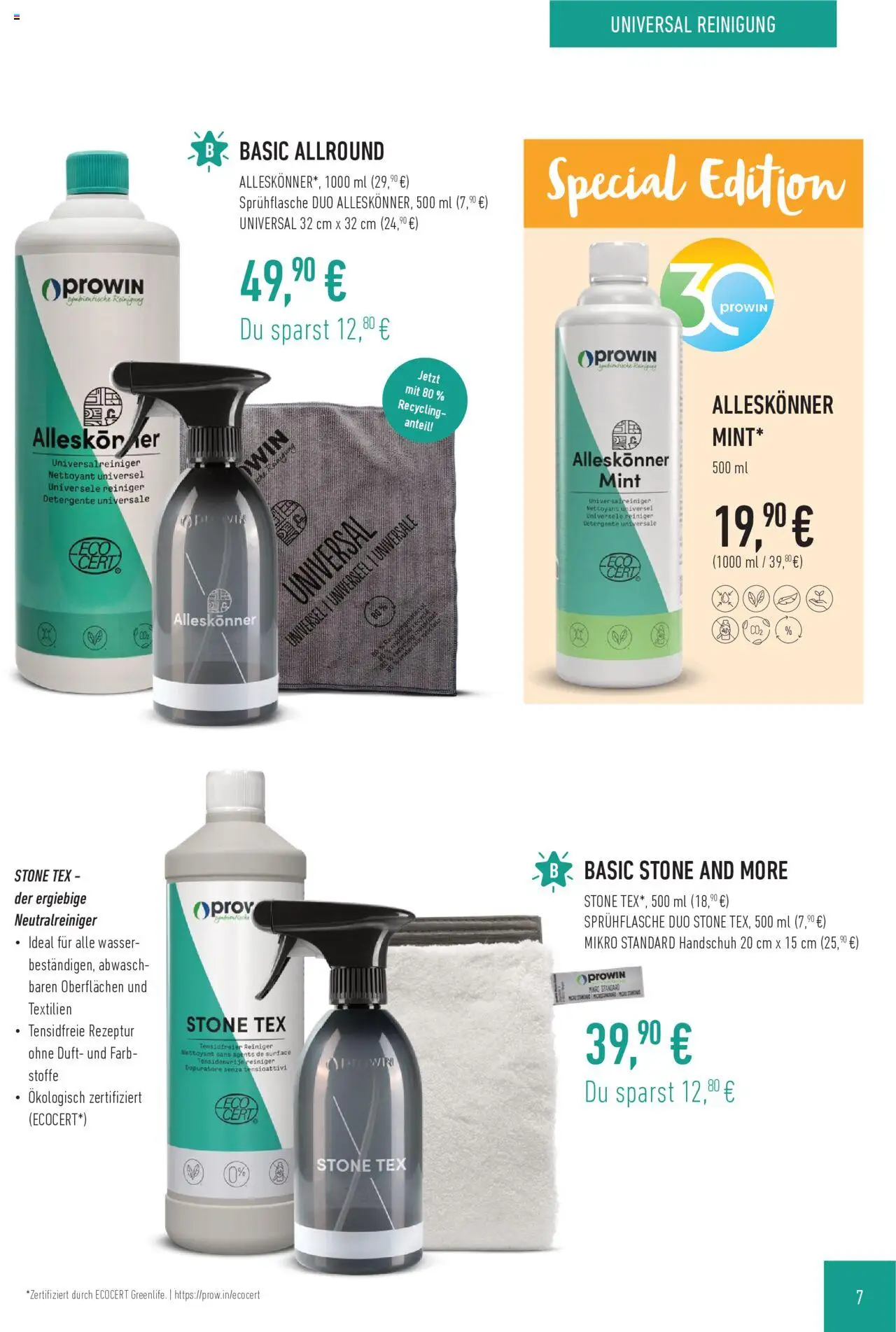 Katalog ProWin Juli/Dezember 2025 - gültig ab dem 01.07.2025 | Seite: 7 | Produkte: Duft, Wasser