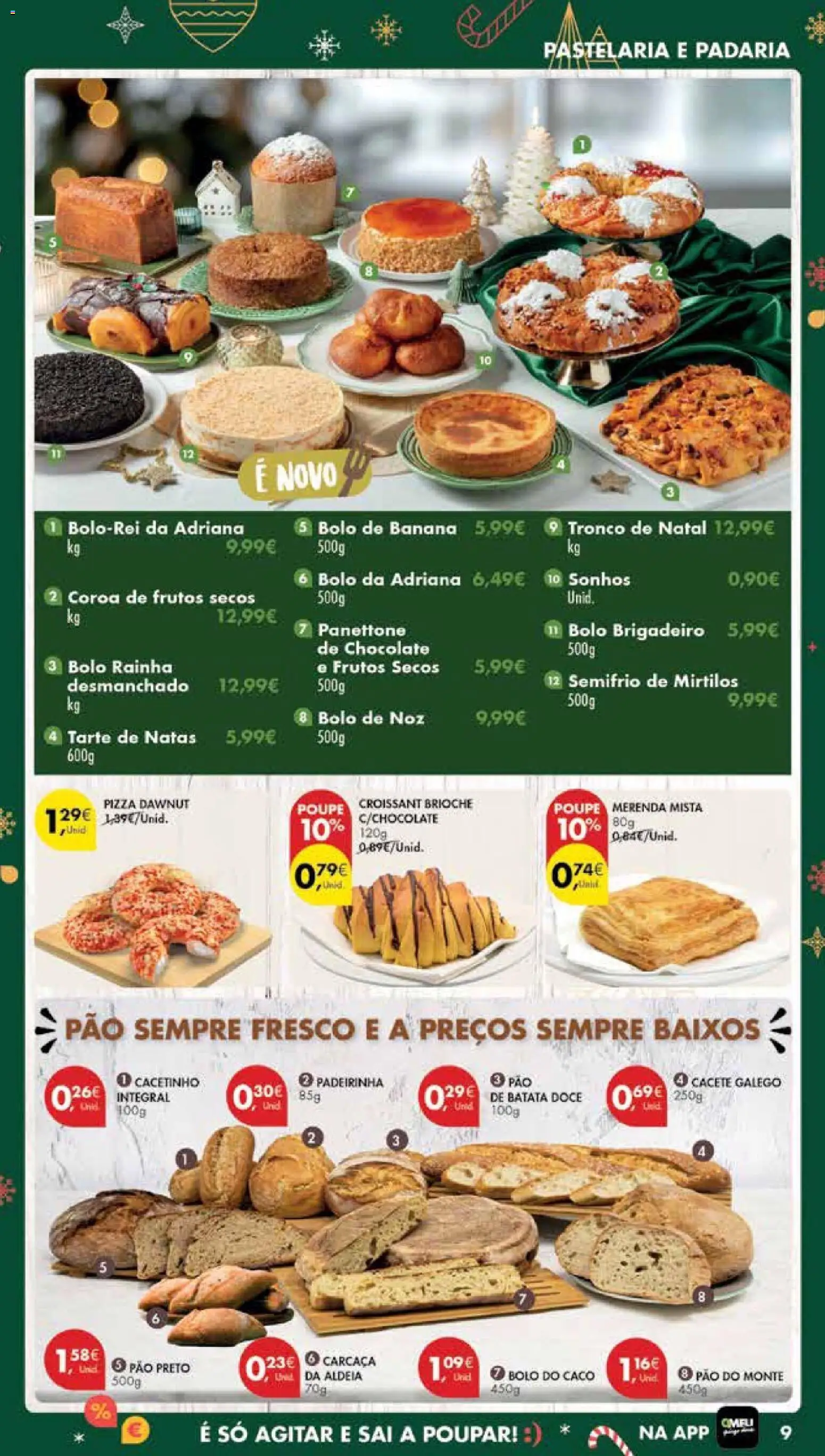 Pingo Doce Poupe Esta Semana Madeira │ válido de 16.12.2025 | Página: 9 | Produtos: Batata, Bolo, Chocolate, Tarte