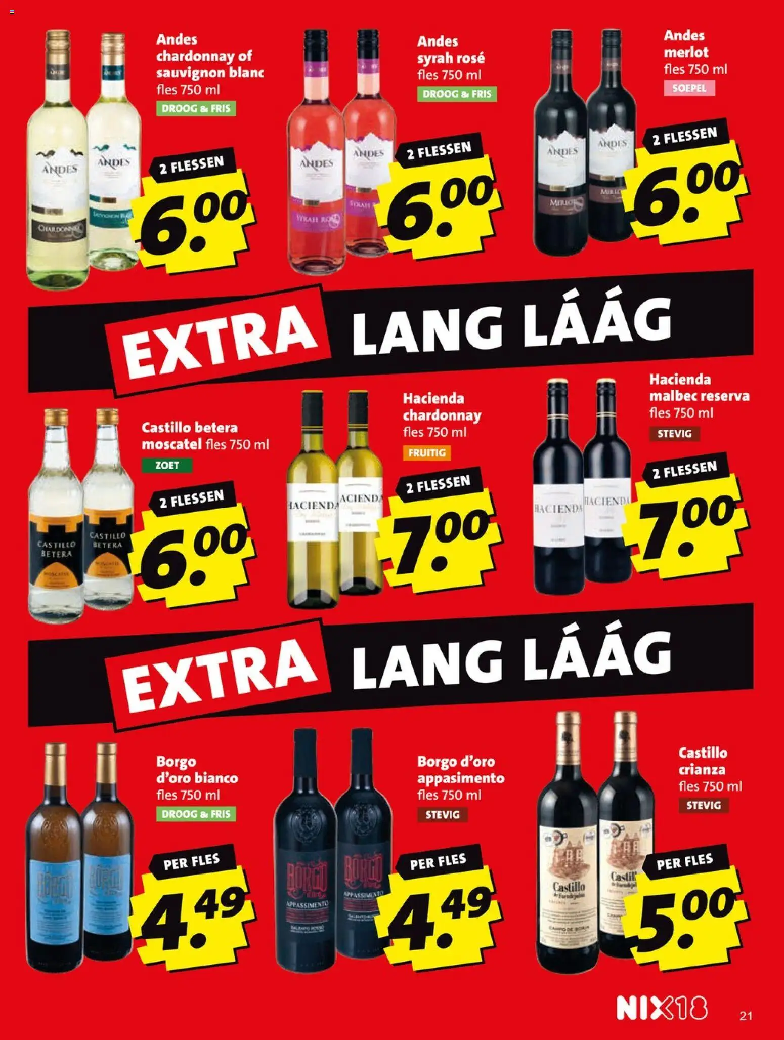 {H1} | Pagina: 21 | Producten: Fles