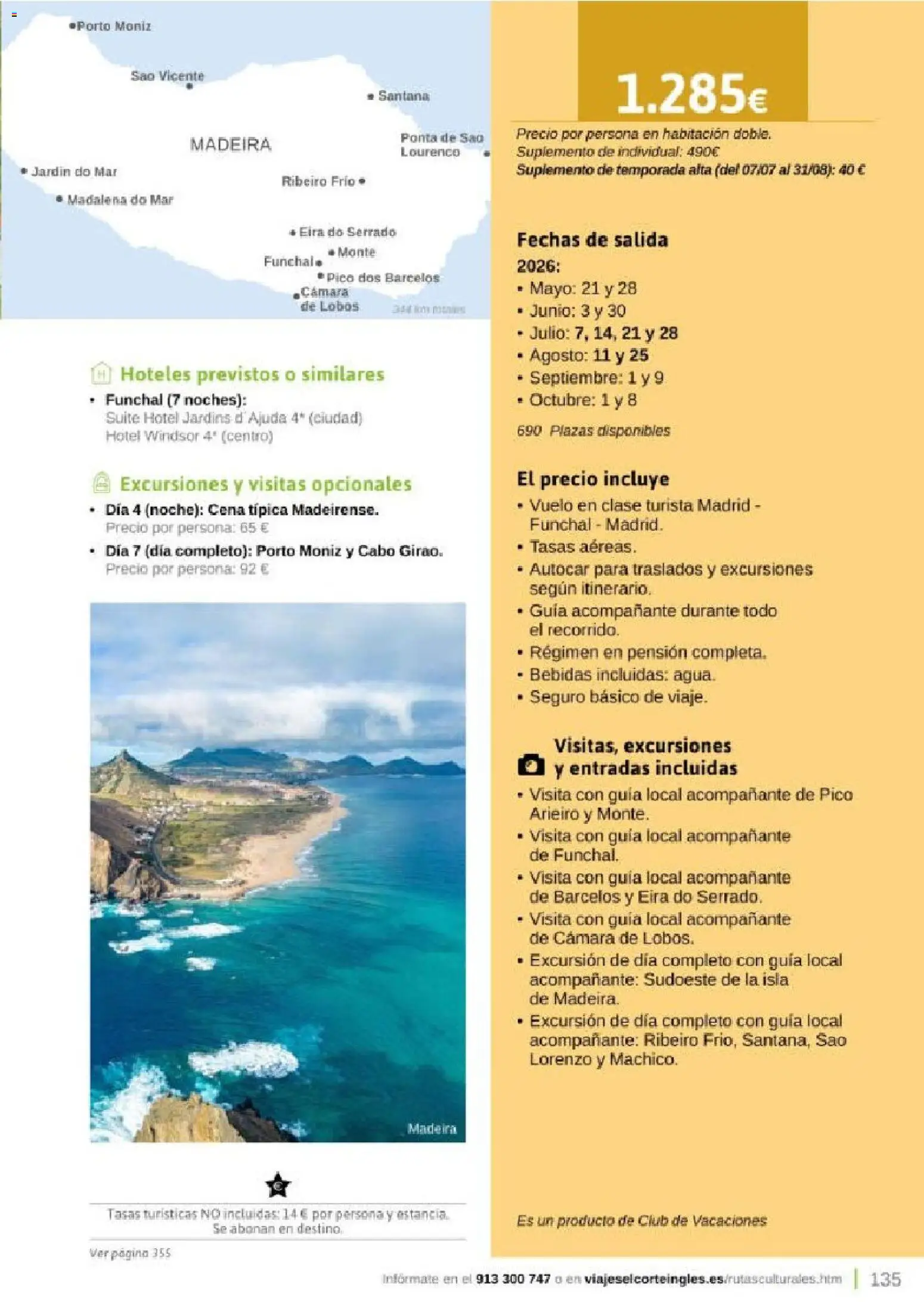 Viajes El Corte Inglés Rutas Culturales de la Comunidad de Madrid │ válido desde el 01.04.2026 | Página: 135 | Productos: Cámara