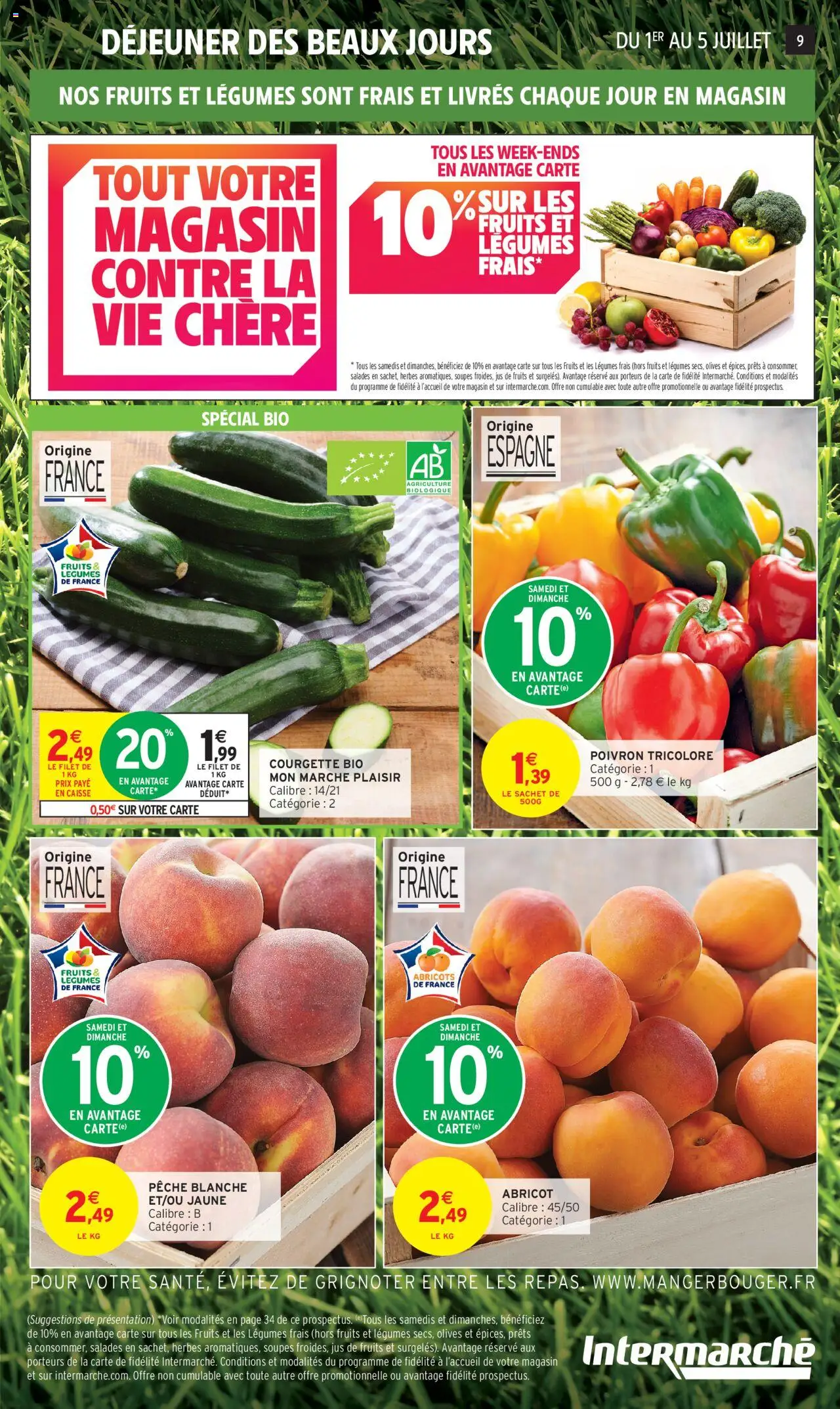  | Page: 9 | Produits: Olives, Pêche, Poivron, Abricots