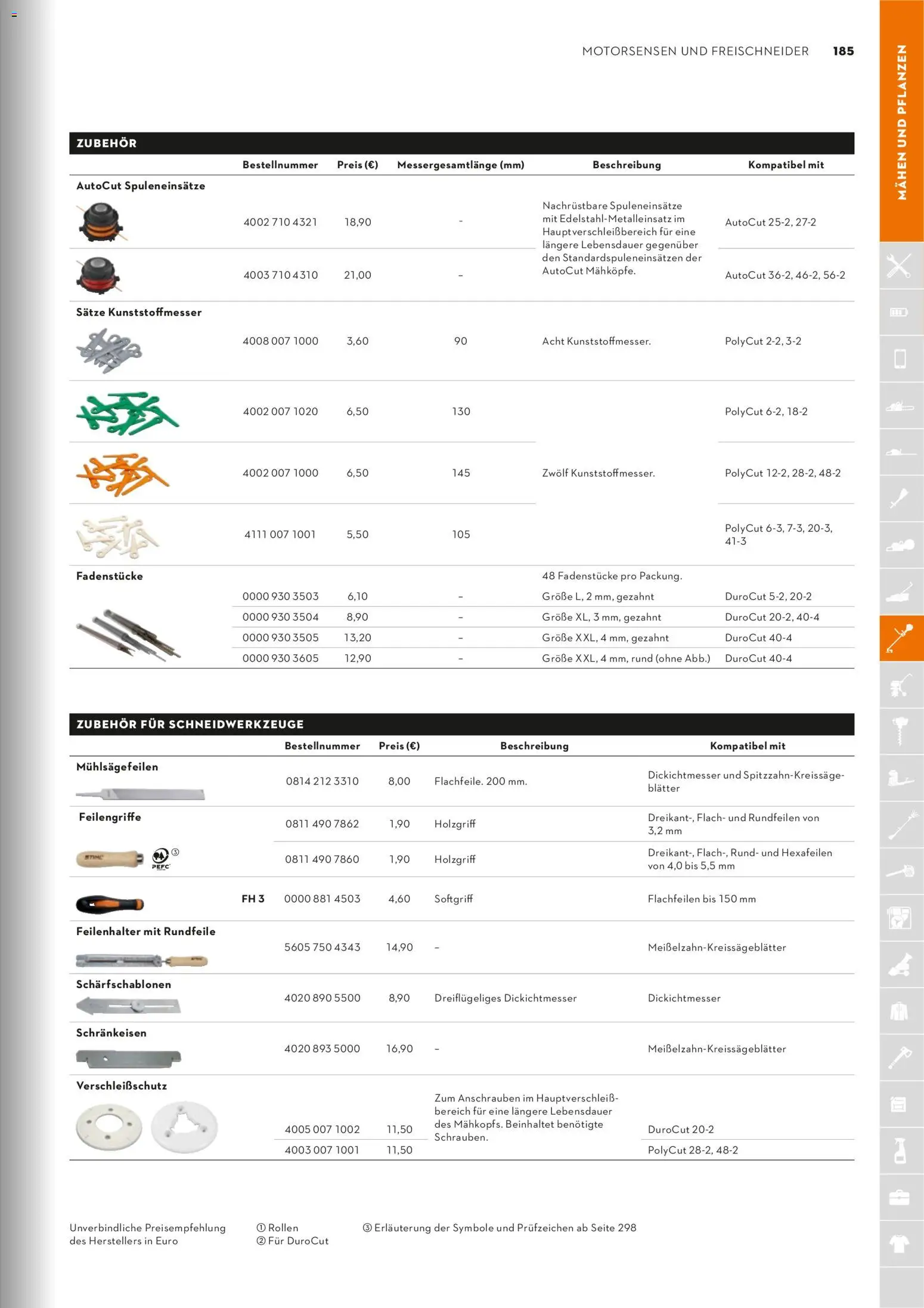 STIHL Katalog – gültig ab 01.01.2026 | Seite: 185