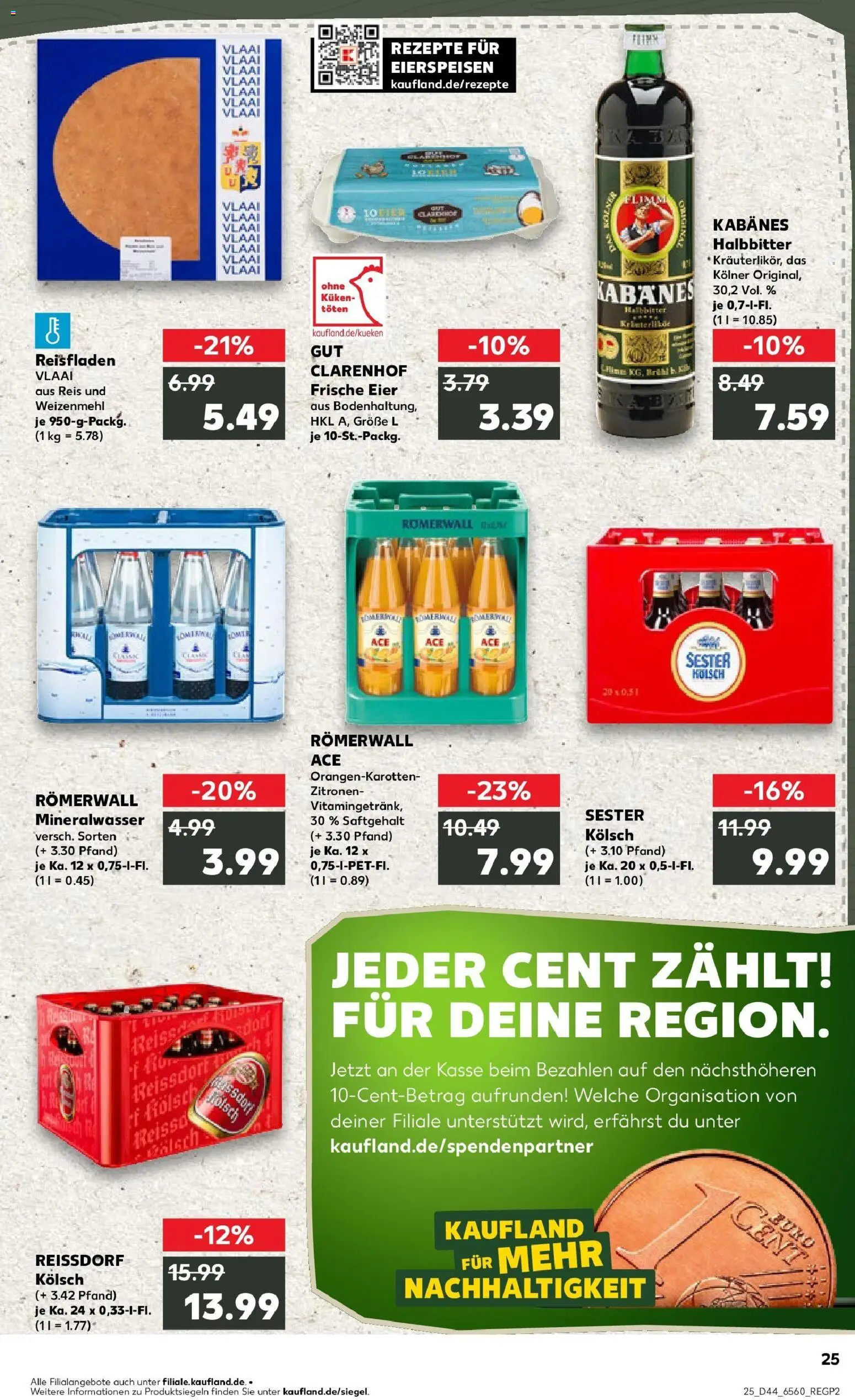 Kaufland prospekt Kerpen	 – gültig ab 30.10.2025 | Seite: 25 | Produkte: Weizenmehl, Mineralwasser, Reis, Zitronen