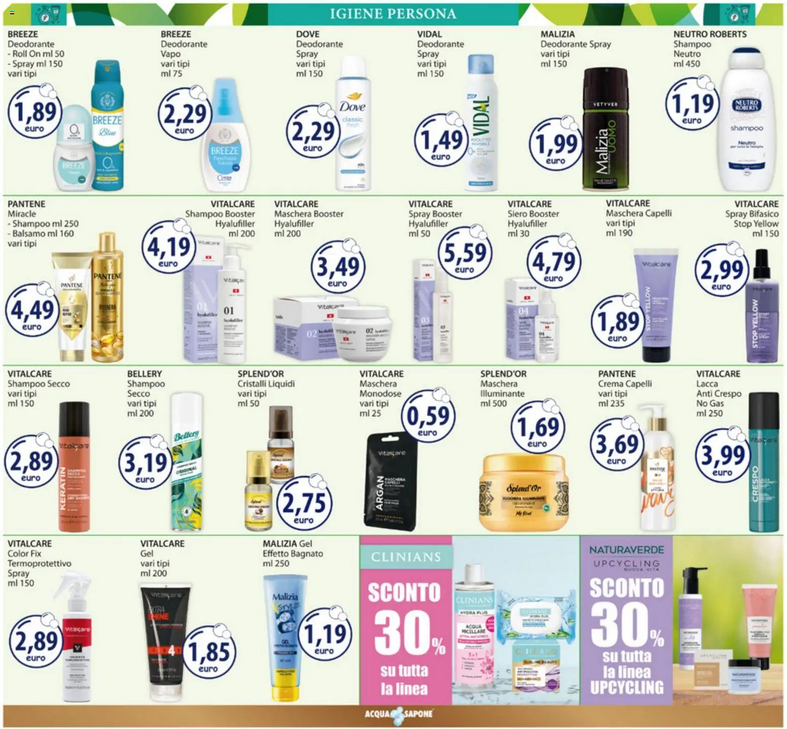 Volantino Acqua e Sapone del 29.12.2025 | Pagina: 7 | Prodotti: Shampoo, Balsamo, Sapone, Acqua