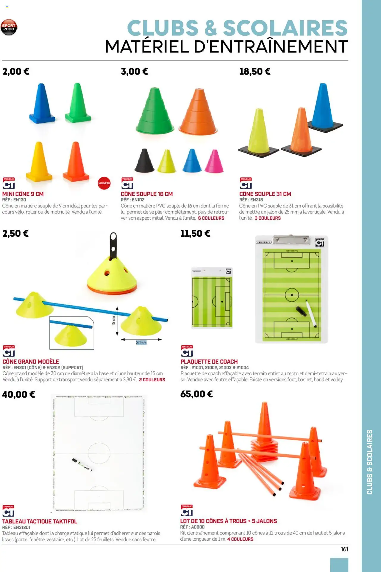  | Page: 161 | Produits: Base, Cônes