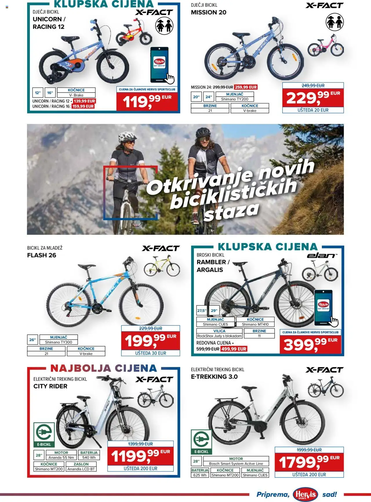 Hervis katalog | vrijedi od 27.08.2025 | Stranica: 11 | Proizvodi: Baterija, Bicikl