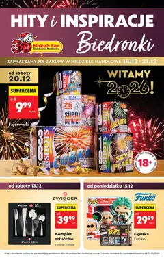 Pogląd oferty "Biedronka gazetka - Hity i inspiracje" - ważna od 13.12.2025