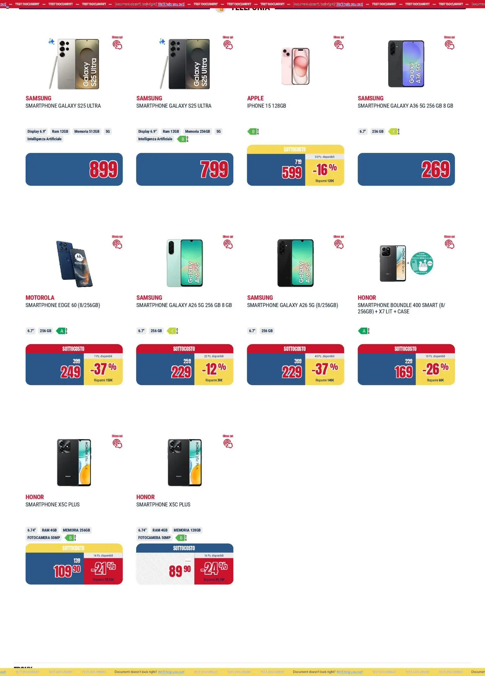 Volantino Trony del 13.12.2025 | Pagina: 3 | Prodotti: Iphone, Smartphone, Fotocamera, Samsung