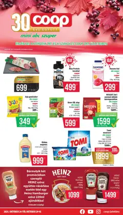 COOP - Mini & Abc & Szuper / Nyírzem - amely érvényes a következő dátumtól: 24.10.2025