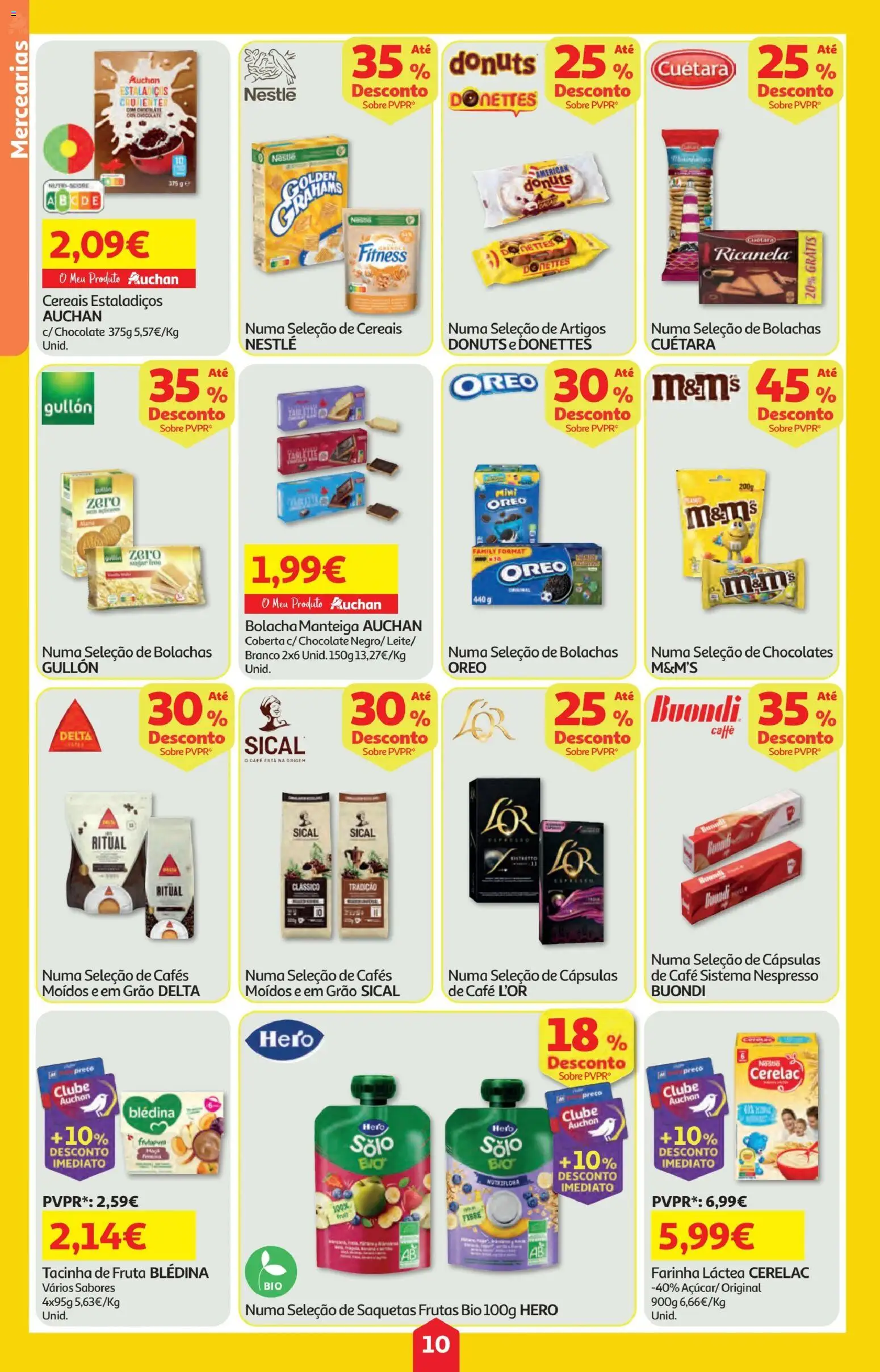 Minipreço folheto │ válido de 26.03.2026 | Página: 10 | Produtos: Nespresso, Manteiga, Nestlé, Cereais