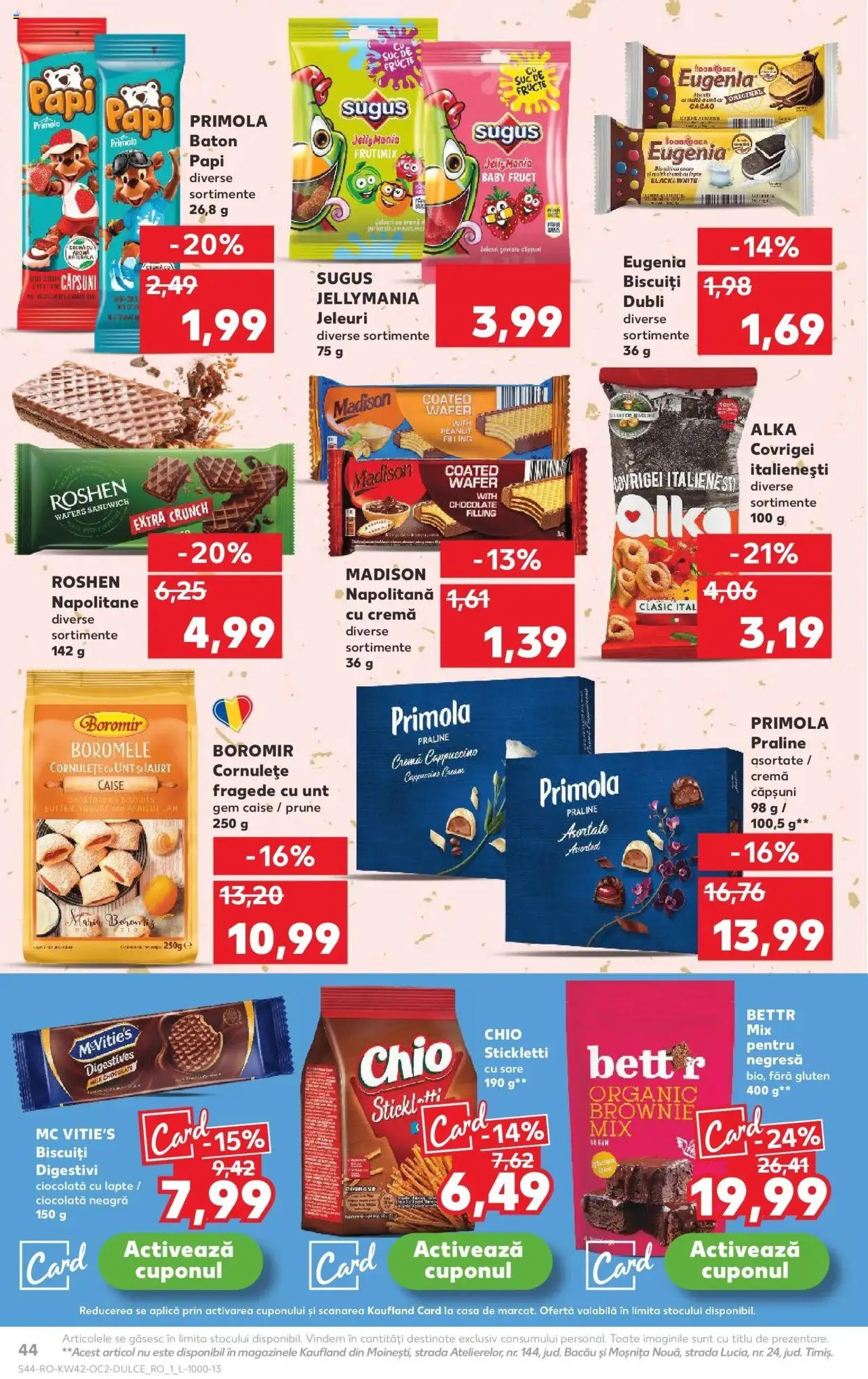 Noul catalog Kaufland – valabil de la 15.10.2025 | Pagină: 44 | Produse: Covrigei, Prune, Fructe, Sare