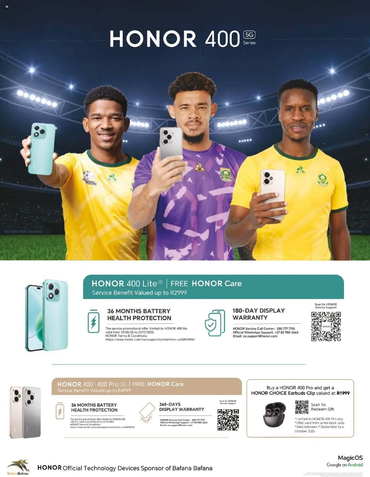 New Cell C catalogue – valid from 16.09.2025 | Page: 16 | Products: Earbuds, Battery, Stock