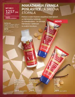 Toasted Macadamia piling za stopala, 75 ml Toasted Macadamia exfoliating foot scrub. - pregled AVON kataloga - važi od 01.11.2025 | Strana: 200