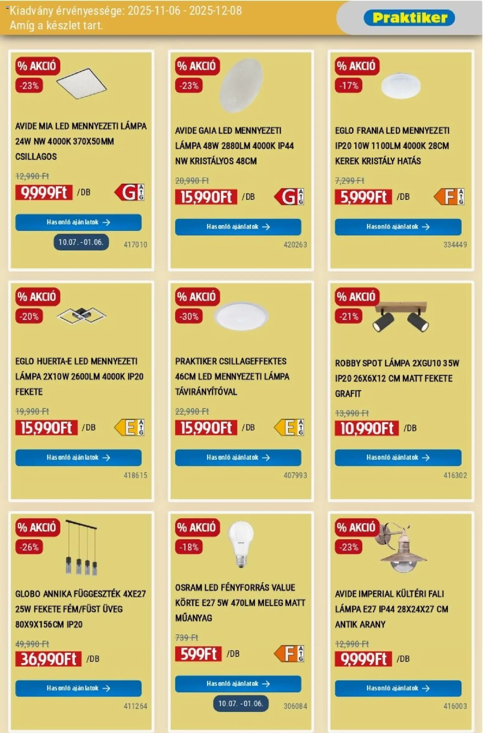 Praktiker akciós ujság - amely érvényes a következő dátumtól: 06.11.2025 | Oldal: 7
