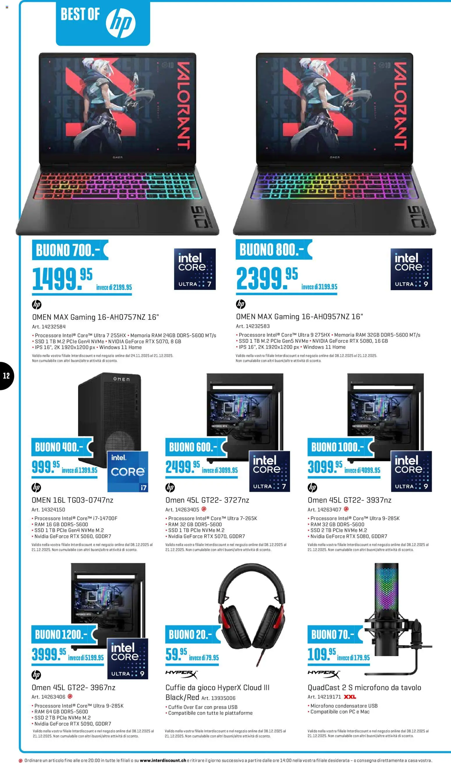 Interdiscount Aktionen IT – gültig ab 08.12.2025 | Seite: 12 | Produkte: Pc, Usb