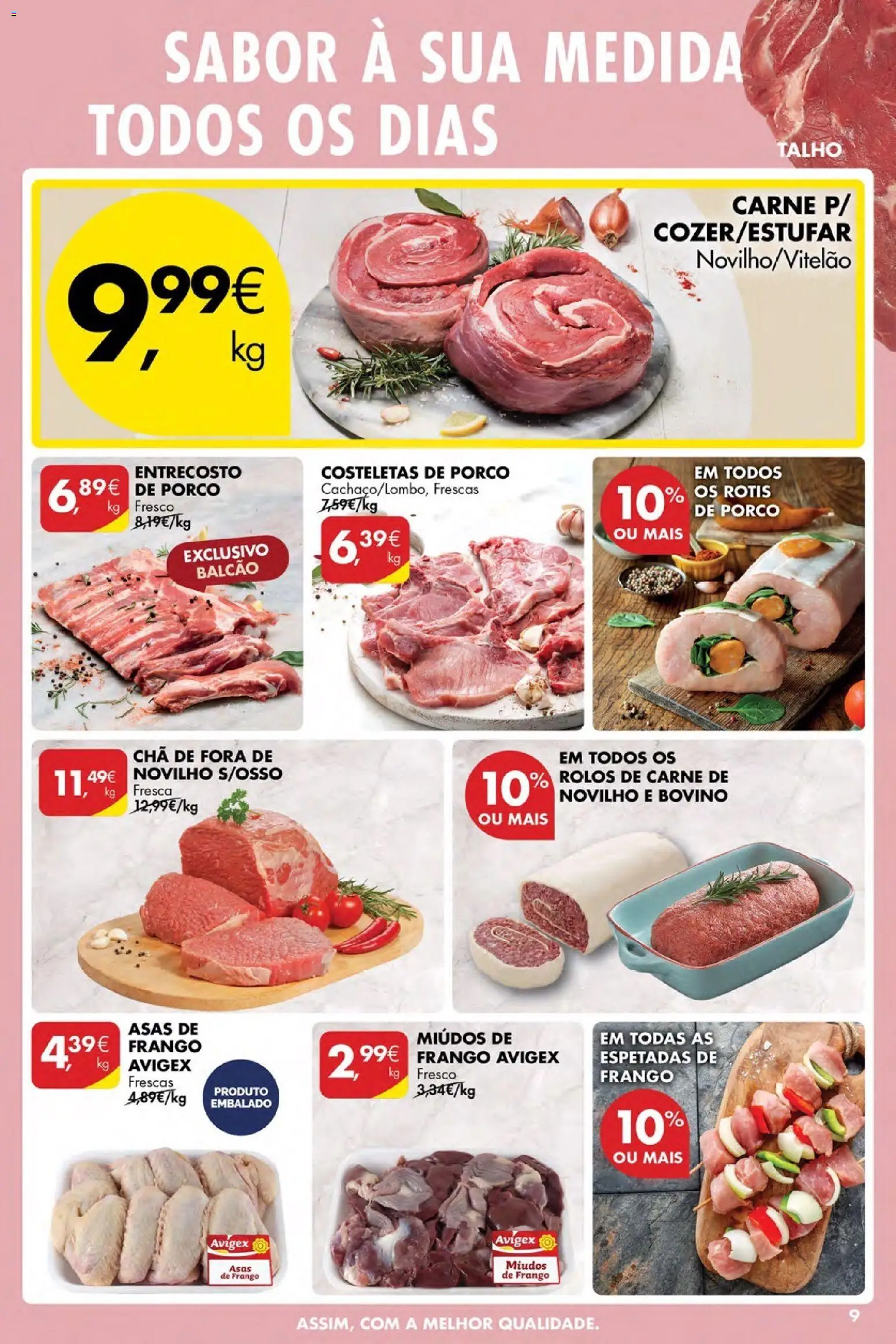 Pingo Doce Poupe Esta Semana Açores │ válido de 12.03.2026 | Página: 9 | Produtos: Asas de frango, Frango, Chá, Carne