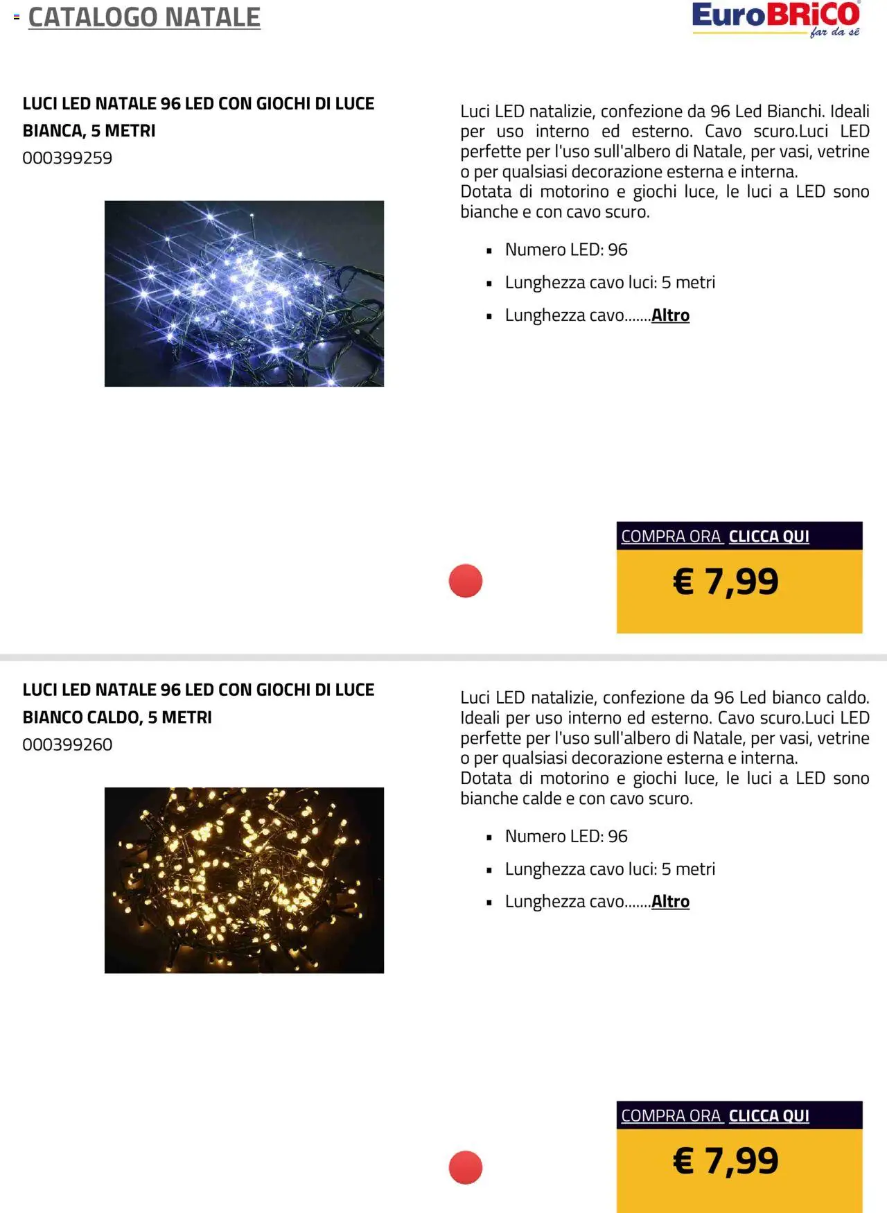 Volantino Eurobrico del 23.07.2025 | Pagina: 16 | Prodotti: Cavo