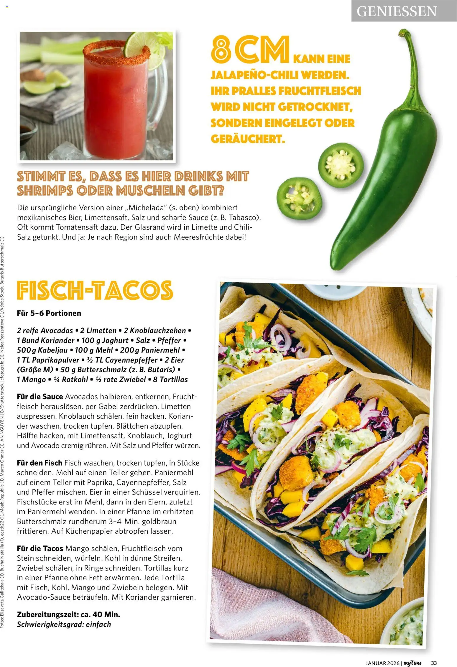 Combi  myTime Januar 2026 – gültig ab 01.01.2026 | Seite: 33 | Produkte: Avocado, Salz, Pfeffer, Mango