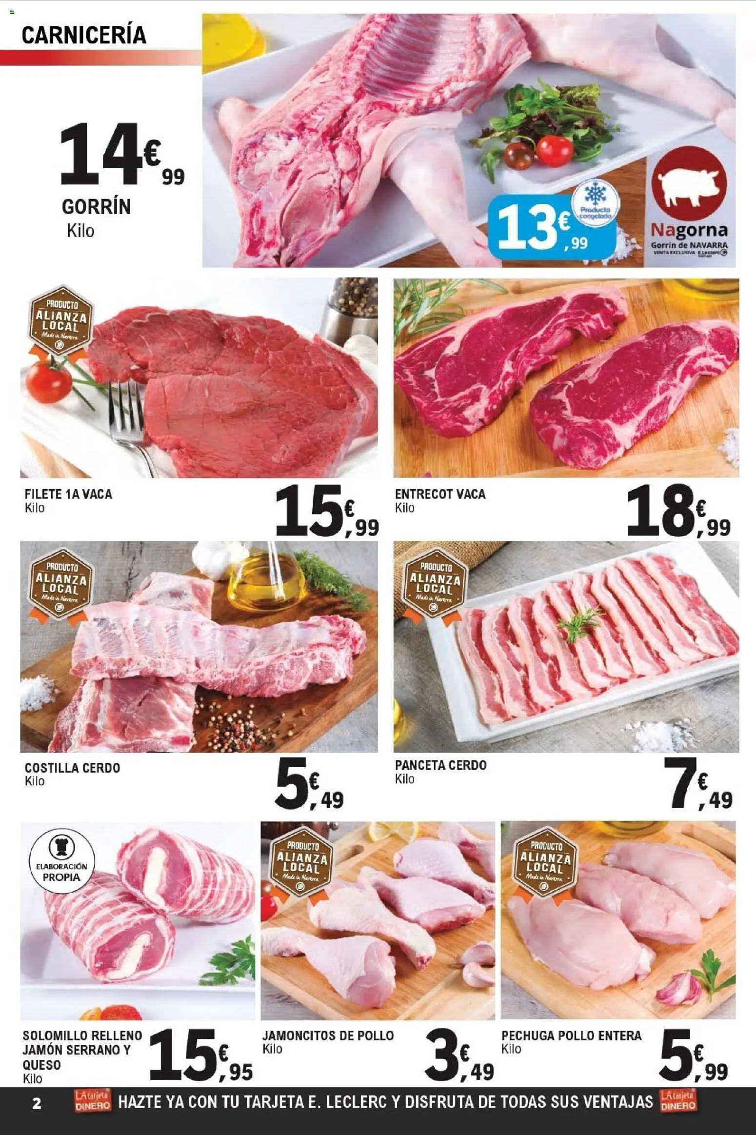 E.Leclerc folleto Super ofertas │ válido desde el 01.04.2026 | Página: 2 | Productos: Jamón serrano, Ηλεκτρικός φούρνος, Cerdo, Filete