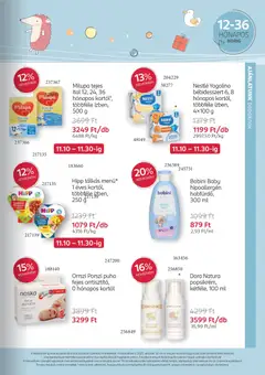 Hipp tálkás menü* 1 éves kortól, többféle ízben, 250 g - amely érvényes a következő dátumtól: 10.11.2025 | Oldal: 9