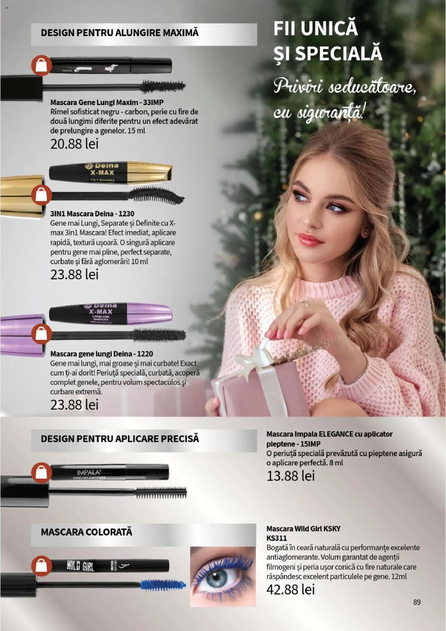 Noul catalog Lady’s – valabil de la 10.11.2025 | Pagină: 91 | Produse: Pieptene, Perie, Mascara