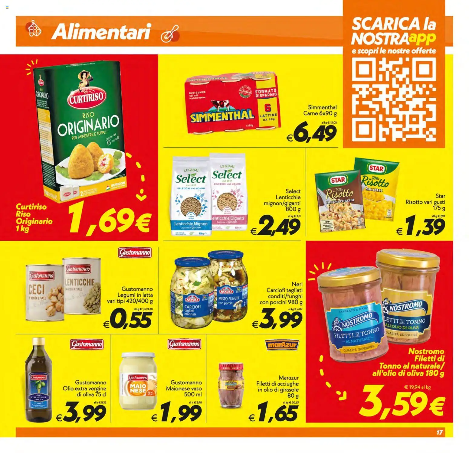 Volantino SuperConveniente del 13.01.2026 | Pagina: 17 | Prodotti: Riso, Acqua, Olio extra vergine, Olio di girasole