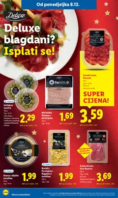 Ravioli s Parmigiano Reggiano i tartufima, 250 g - Pregled kataloga iz trgovine Lidl, vrijedi od 08.12.2025 | Stranica: 18