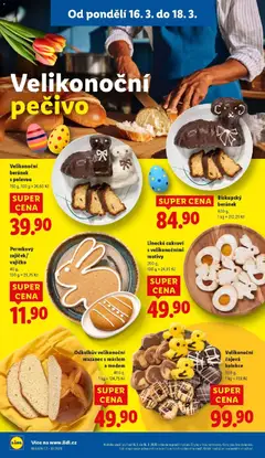 Náhled letáku Odkolkův velikonoční mazanec s máslem a medem, 400 g, 1 kg = 124,75 Kč od 16.03.2026 | Strana: 18 | Produkty: Pečivo, Mazanec, Cukroví
