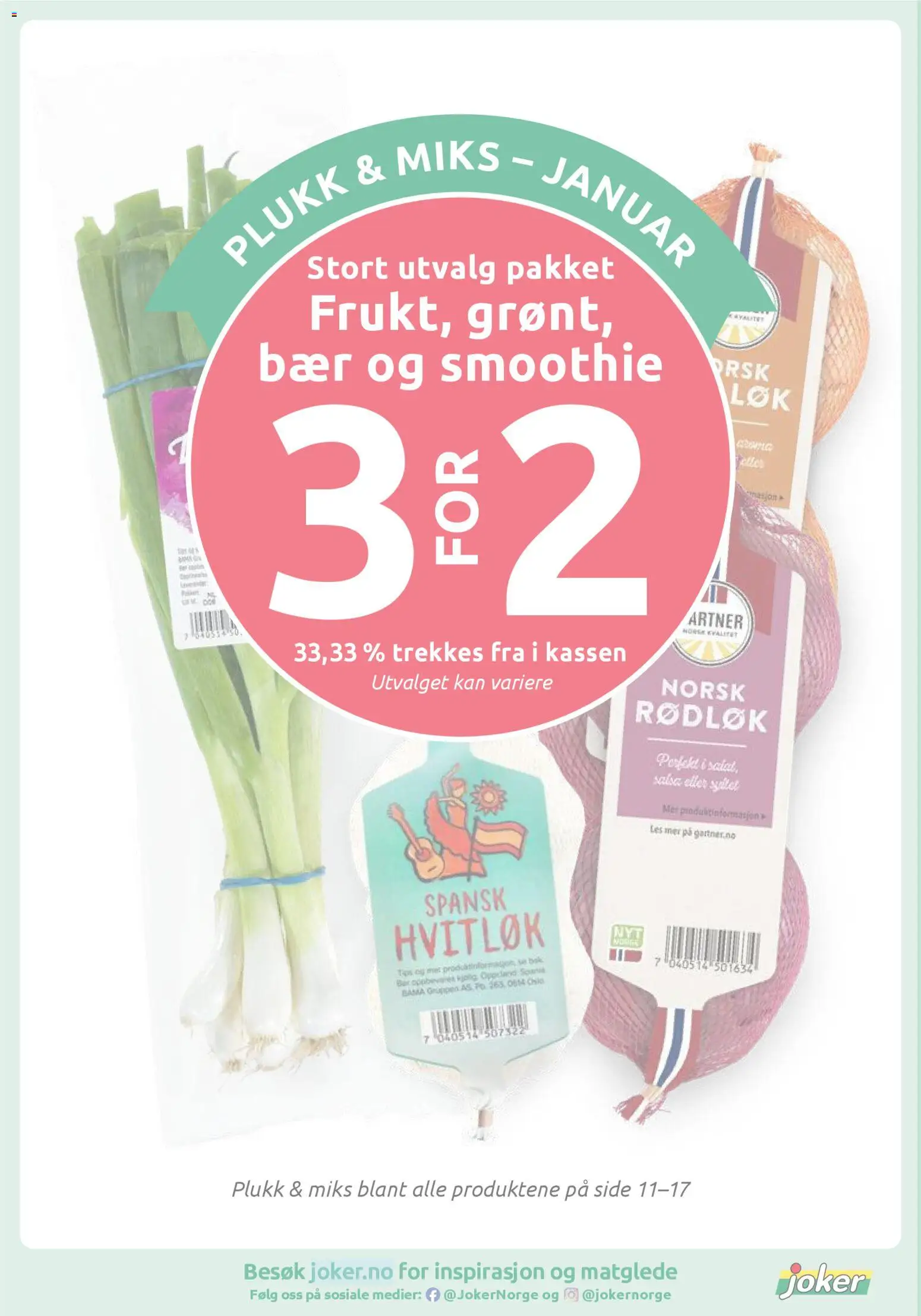 {H1} | Side: 15 | Produkter: Замок, Løk, Hvitløk, Rødløk