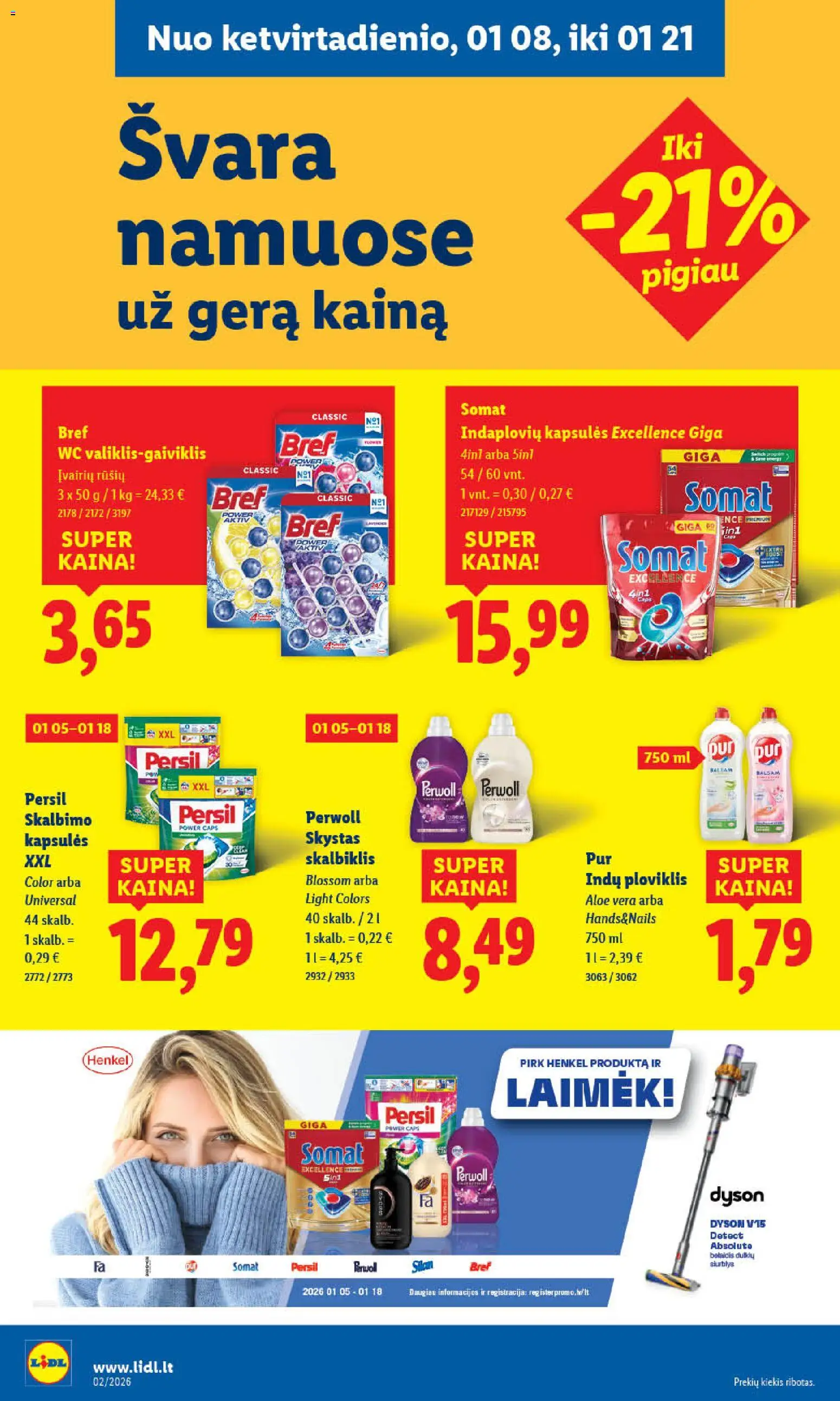 LIDL akcijos nuo 05.01.2026 | Puslapis: 32 | Prekių: Folija, Dešra