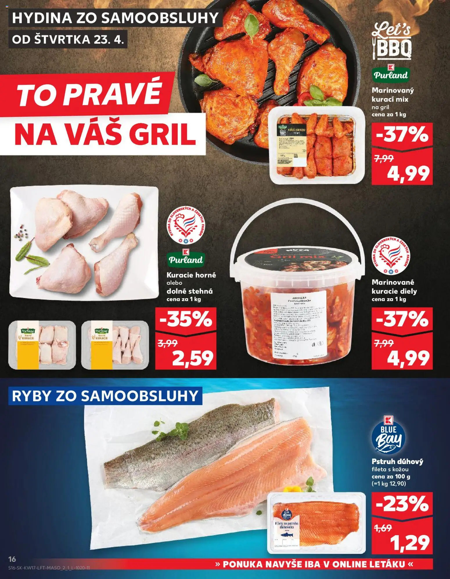 Kaufland SK akciós ujság - amely érvényes a következő dátumtól: 23.04.2026 | Oldal: 16