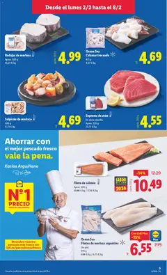 Vista previa Filete de salmón, Aprox. 600 g válido desde el 02.02.2026 | Página: 5