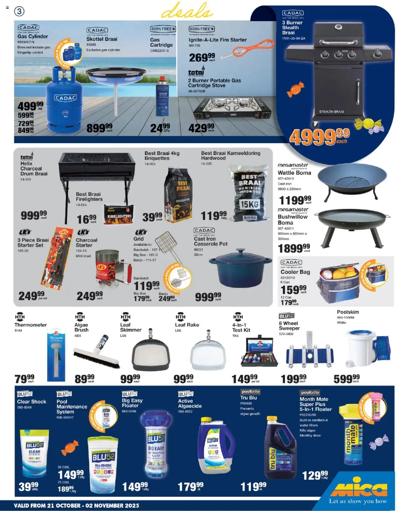 New MICA catalogue – valid from 21.10.2025 | Page: 3 | Products: Thermometer, Box, Cooler, Water