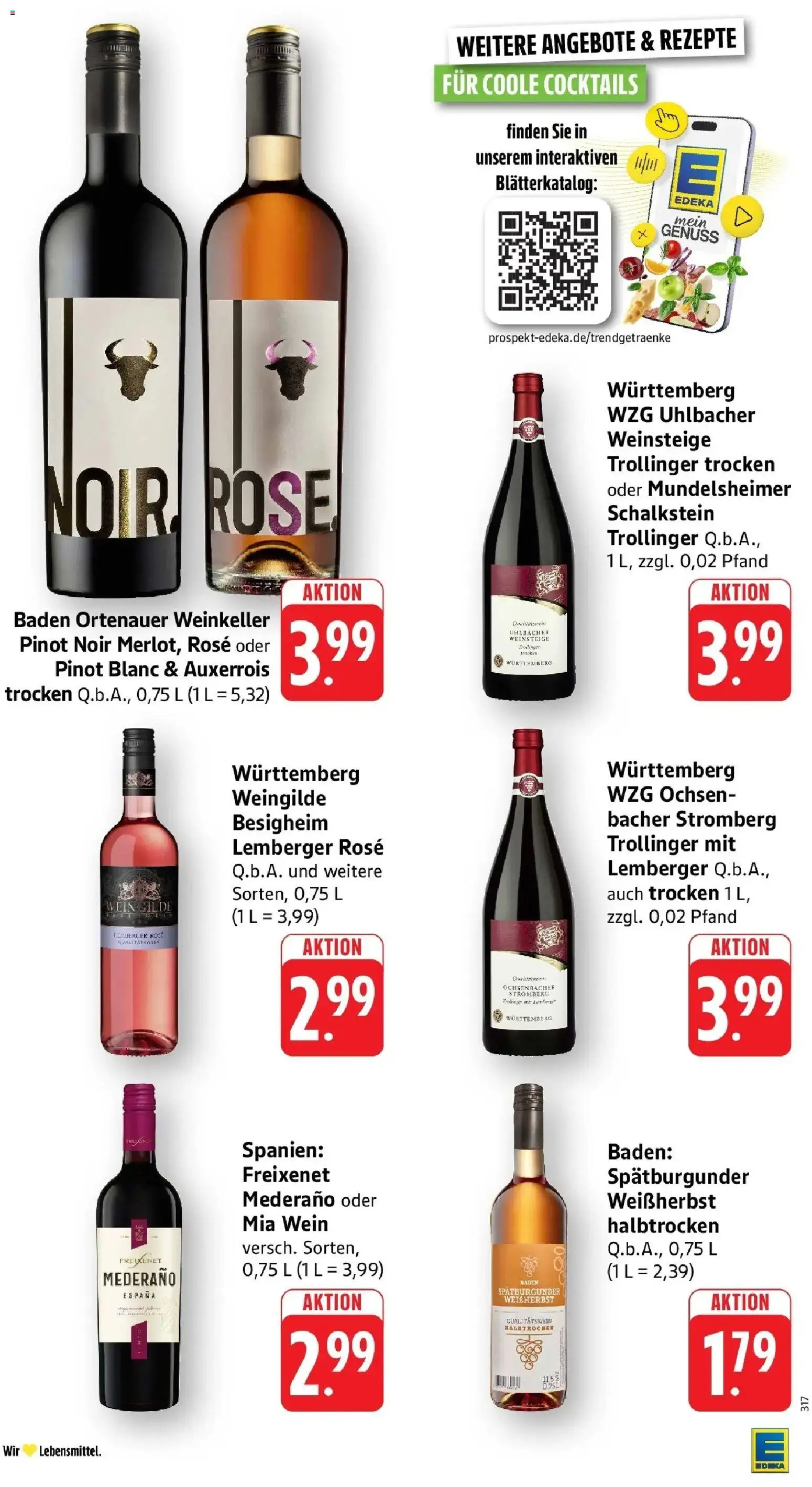 Edeka prospekt Weinstadt - Endersbach	 – gültig ab 19.04.2026 | Seite: 38 | Produkte: Freixenet, Freixenet mederano, Wein