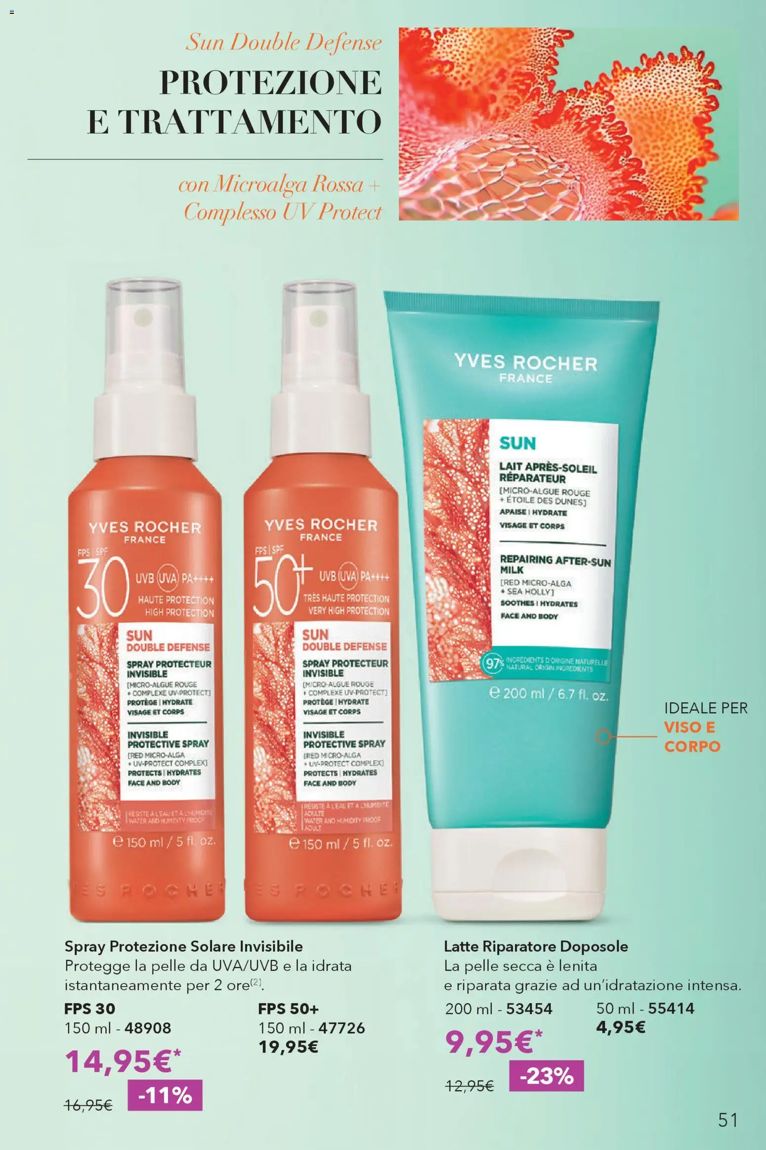 Volantino Yves Rocher del 02.04.2026 | Pagina: 51 | Prodotti: Latte, Uva