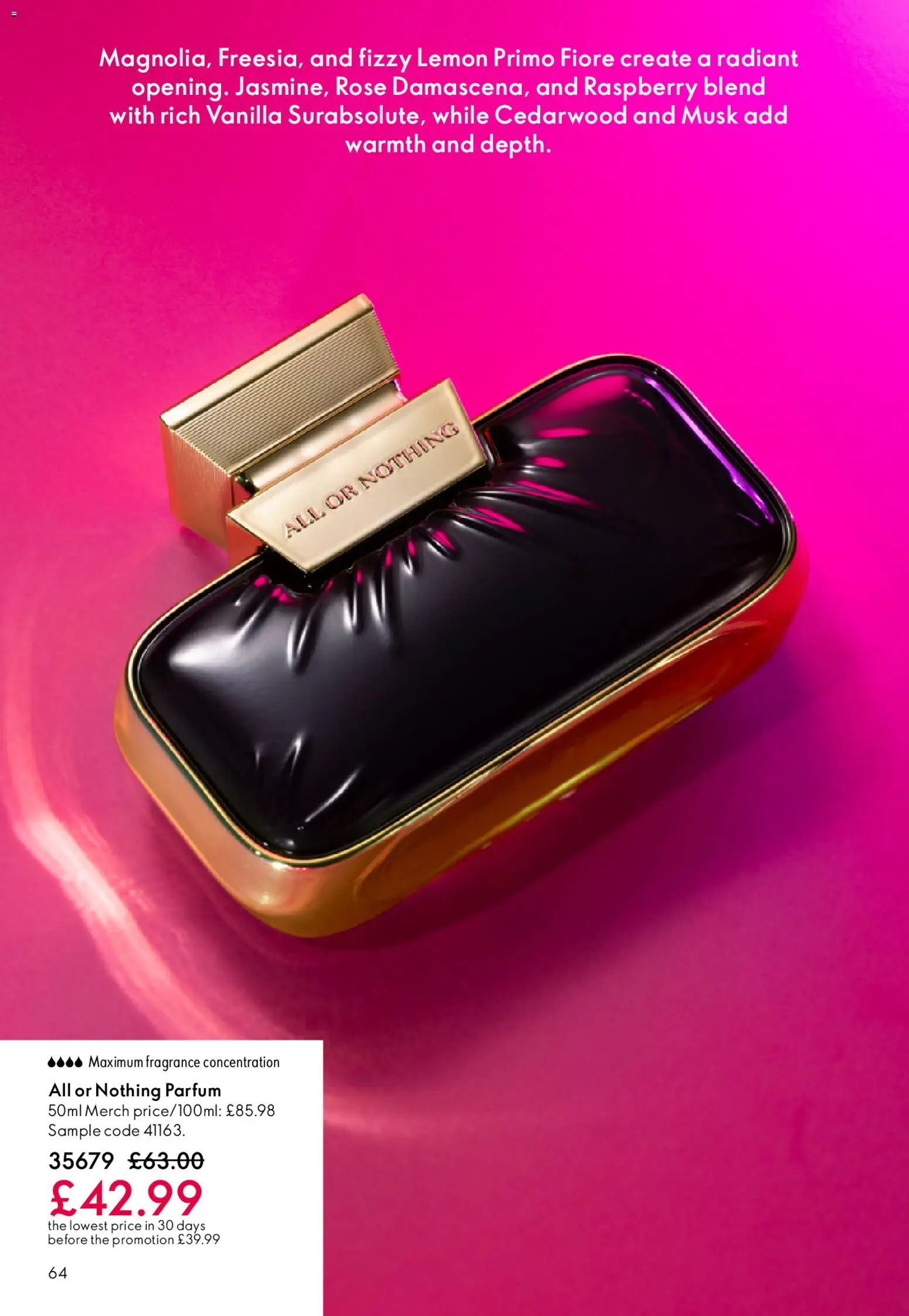 {H1} | Page: 64 | Products: Fragrance, Raspberry, Lemon, Vanilla