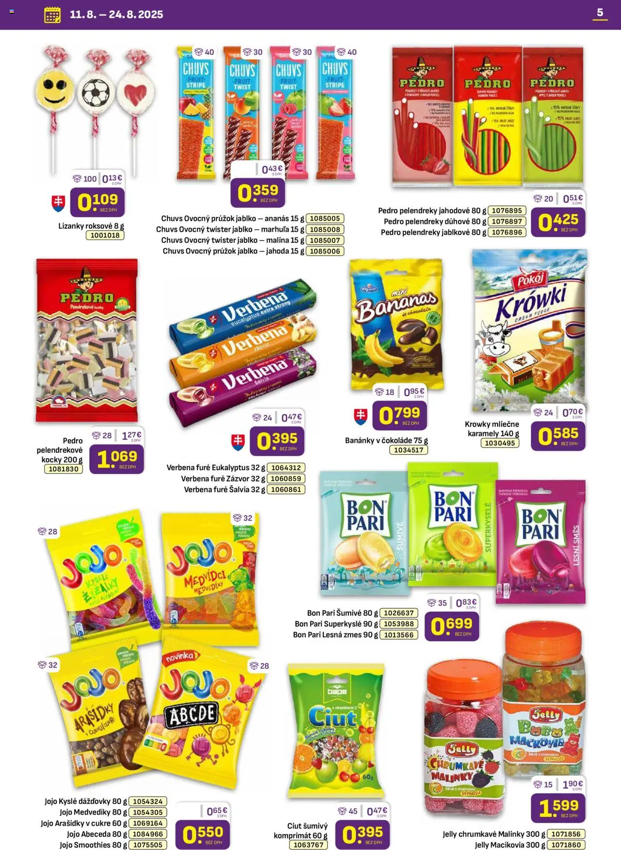 Libex leták │ platný od 11.08.2025 | Strana: 5 | Produkty: Zázvor, Ananás