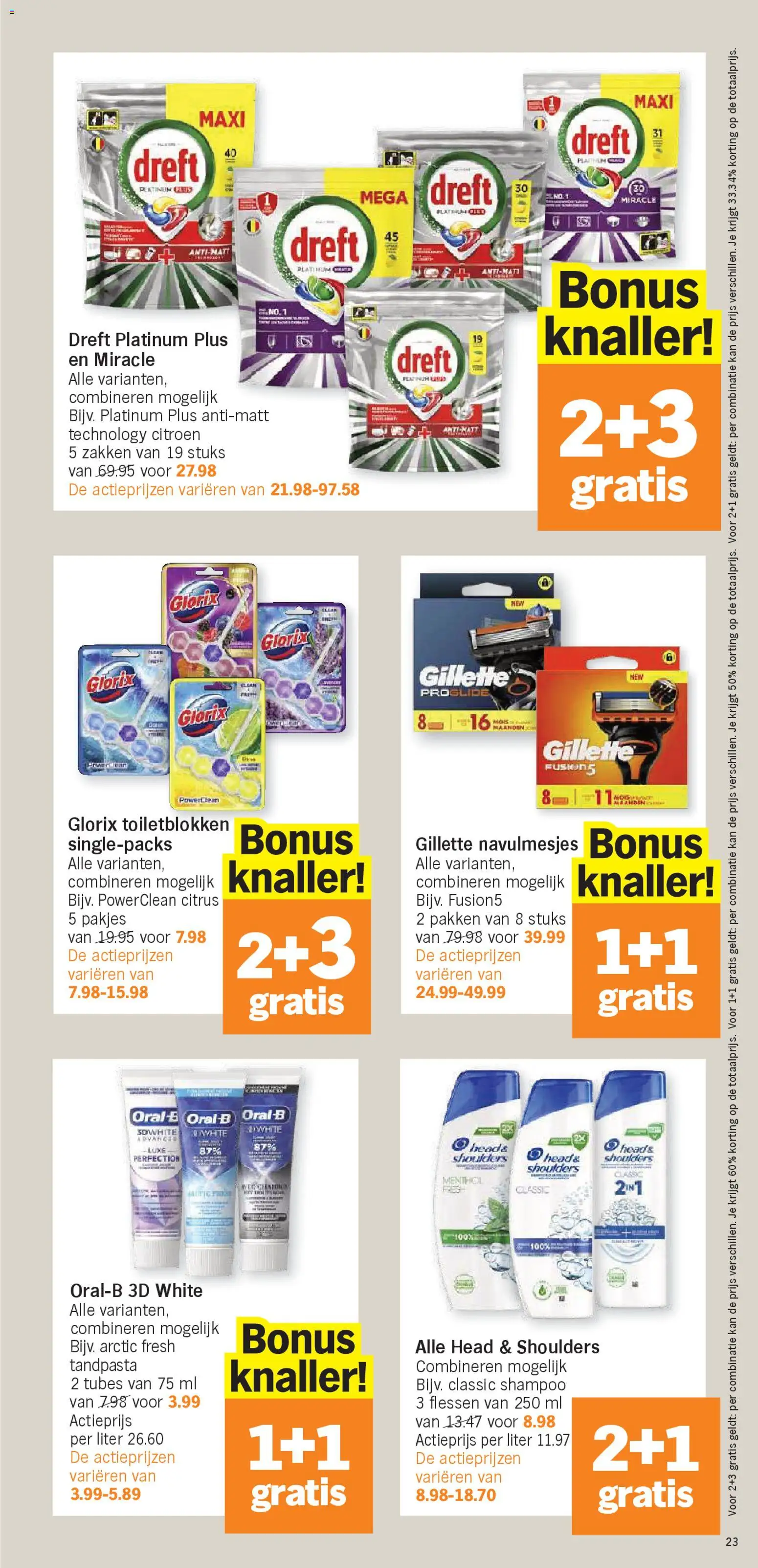 {H1} | Pagina: 23 | Producten: Libacomb, Toilet, Citroen, Tandpasta